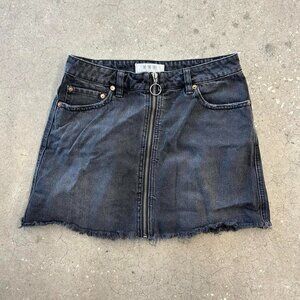 Free People Women's Black Skirt